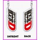 Initial D Logo Keychain Portachiavi JDM Acrylic